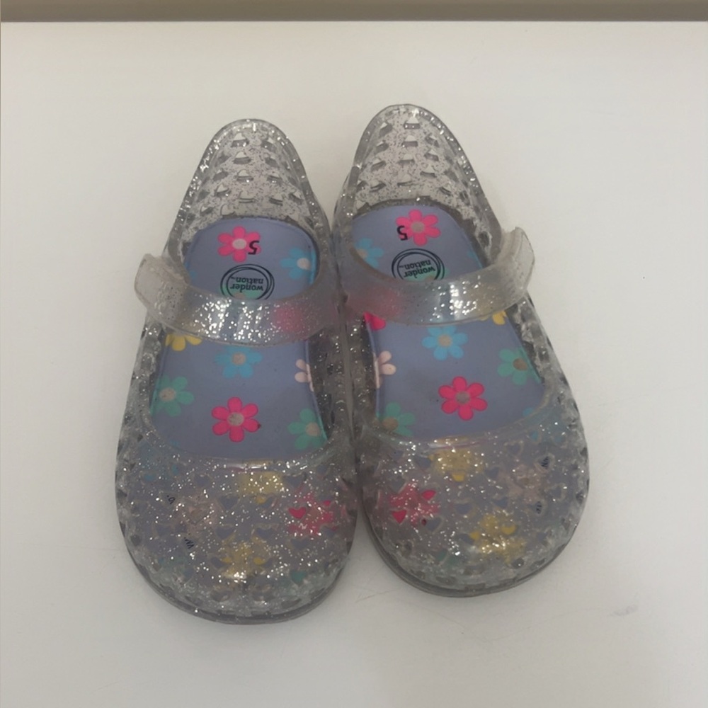 Kids Glitter Jelly Shoes